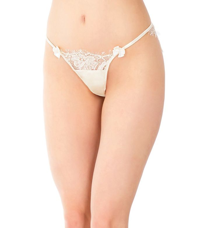 Coquette Sexy Lace Back Ivory Panty 7009 (X)